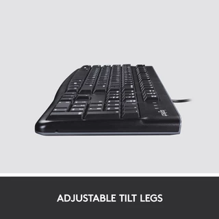LOGITECH K120 USB WIRED KEYBOARD คีย์บอร์ดคอมพิวเตอร์เชื่อมต่อ USB / Anitech P203 คีย์บอร์ดปุ่มกลม