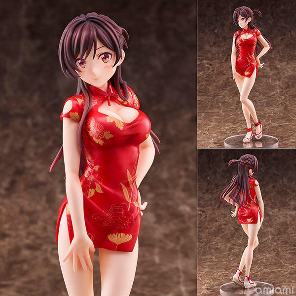 เช่าแฟน Suwon Chizuru Cheongsam Feel Lacquer Craft อะนิเมะอุปกรณ์ต่อพ่วงเครื่องประดับสาวสวย