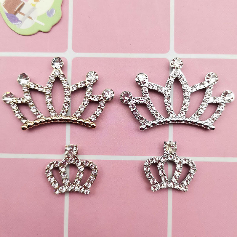 10ชิ้นสร้างสรรค์จุดเพชรมงกุฎชาแนลสไตล์ชุดทําเองอุปกรณ์พลาสติกแฮนด์เมด ชม. หูฟัง กิ๊บติดผมโทรศัพท์กรณีรองเท้าหัวเข็มขัดวัสดุ