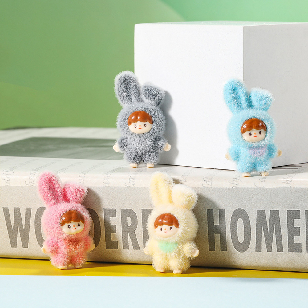 Plush Mini zZoton DIY อุปกรณ์เสริมกระต่ายตกแต่งจี้ตกแต่งเครื่องประดับพวงกุญแจของขวัญสร้างสรรค์การ์ตูนน่ารัก