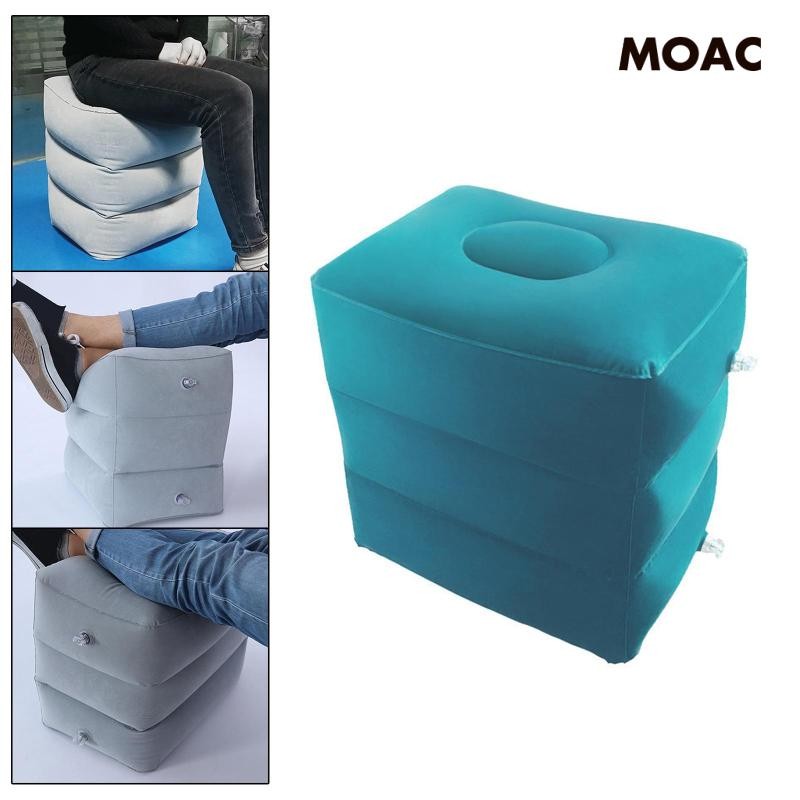 [ Jubapool Inflatable Leg Foot Rest Travel Foot Rest Pillow for Travel Accessory