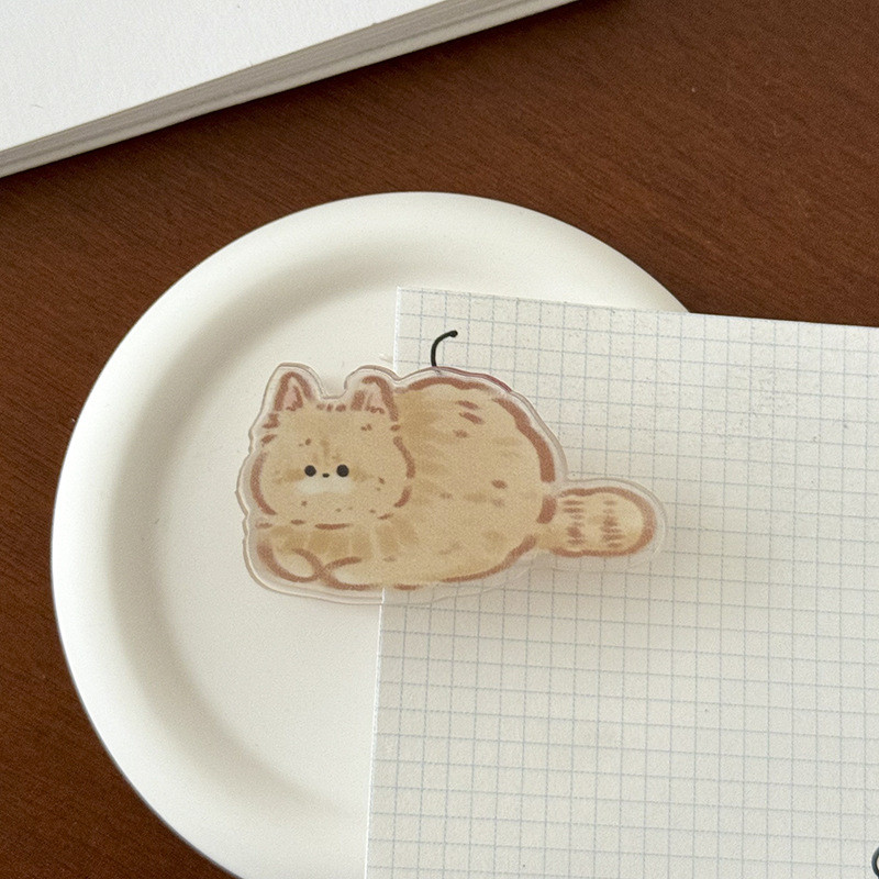 แมวคลิปปิดผนึกสาวหัวใจหน้าคลิปนักเรียนหางยาวคลิปเก็บคลิปปัสสาวะหมายเหตุคลิปอะคริลิการ์ตูนน่ารักสไตล์คลิป - รูปที่ 3