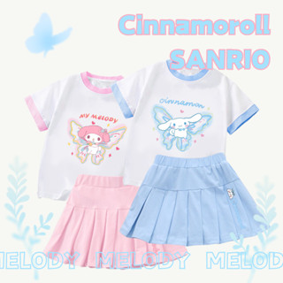 SANRIO ซานริโอ ชุด กระโปรงจีบชุดเจ้าหญิง ทํานอง น่ารักพิมพ์ส…