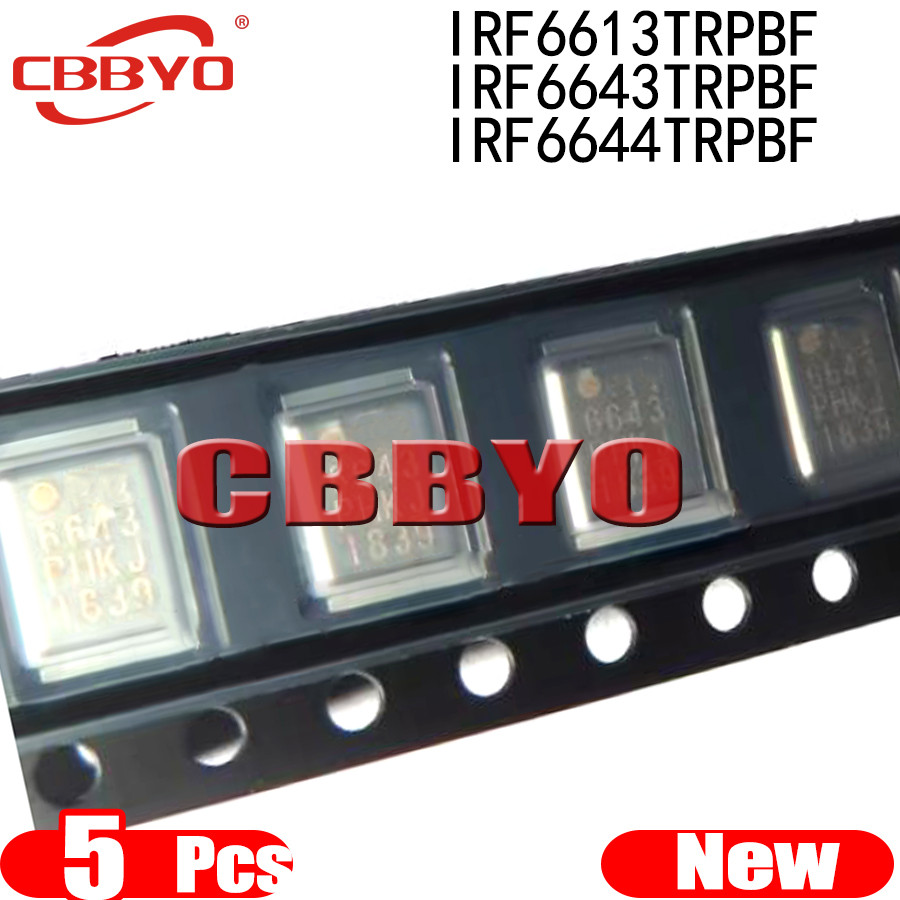 ใหม่ 5 ชิ้น 6613 ยี่ห้อ IRF6613 IRF6613TRPBF 6643 IRF6643 IRF6643TRPBF 6644 IRF6644 IRF6644TRPBF ttc