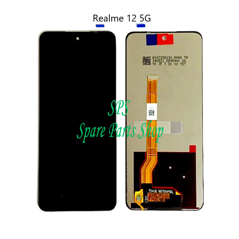 เข้ากันได้กับRealme 12 / Realme 12+ / Realme 12xจอแสดงผลLCD Touch Screen Digitizer