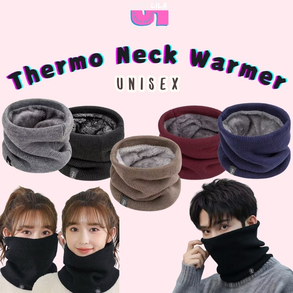 Thermo Neck Warmer - ปลอกคอกันหนาวน้ำหนักเบาบุขนด้านในใส่ได้ถึงติดลบ