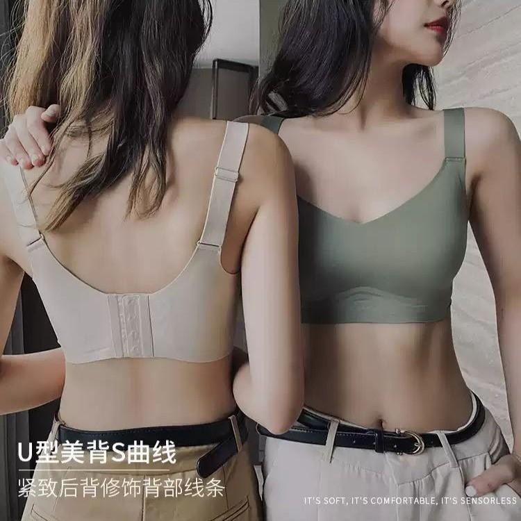 #270 บราขนาดพิเศษลาเท็กซ์สำหรับผู้หญิงใหม่ M-3XL คลังสินค้าพร้อมเสื้อชั้นในแบบบางไม่มีเครื่องหมายป้องกันการหย่อนคล้อย
