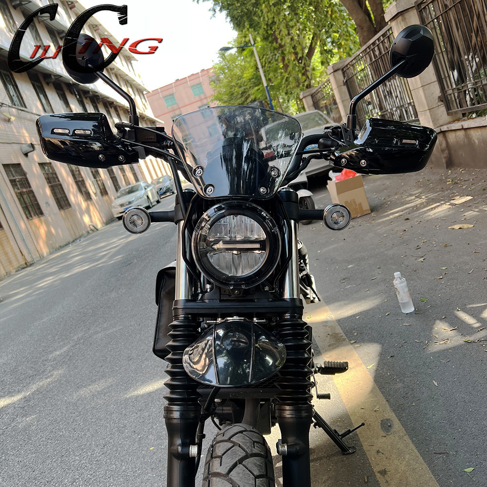 Yกระจกรถจักรยานยนต์บังกระจกรถยนต์สปอยเลอร์สปอยเลอร์สำหรับฮอนด้า cl250 CL500 2023 2024 cl250cl500 Scr