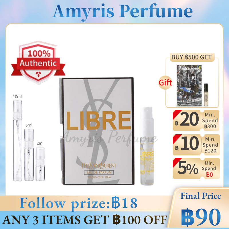 [ พร้อมส่ง] แท้จริง % Libre & Le Parfum & Intense & L'Absolu Plati EDP 2ml/3ml/5ml/10ml Female