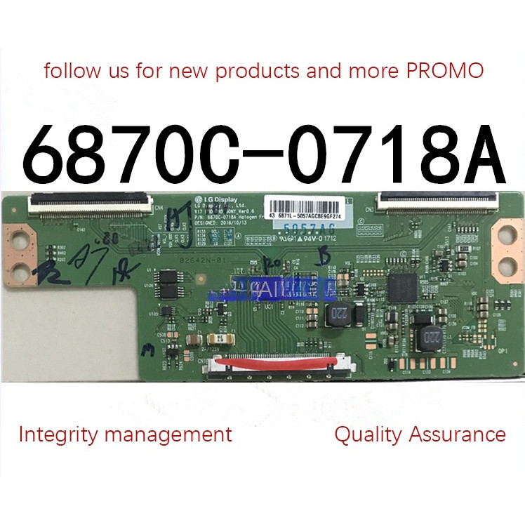 6870C-0718A บอร์ดทีวี Tcon LG 43 นิ้ว 6871L-5057A Logic Board