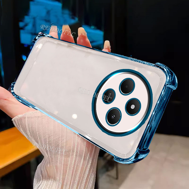 เคสสําหรับredmi 14C 2024 ออกแบบใหม่สี่มุมกันกระแทกปลอกใสXiaomi Redmi14C Redmi14 C Ultra Thinนุ่มโทรศ
