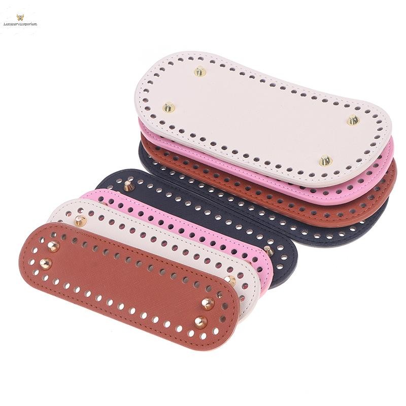 Cod 1 PC ก้นยาวสําหรับกระเป๋าถัก PU หนังฐานกระเป๋า DIY Handmade กระเป๋าด้านล่างใหม่