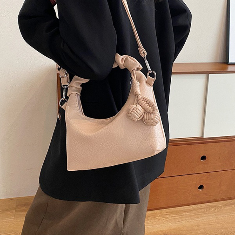 Mousoon High Sense MiuMiu Bag Underarm Bag Womens New Special-Interest Design Shoulder Crossbody Portable Dumpling Bag