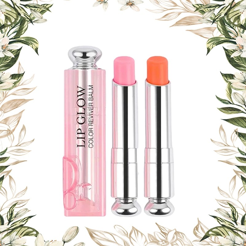 ของแท้100% Dior Addict Lip Glow ลิปสติก 3.2g Moisturizing Color Changing Lipstick 001/004/006/007/008/012/015/017/025