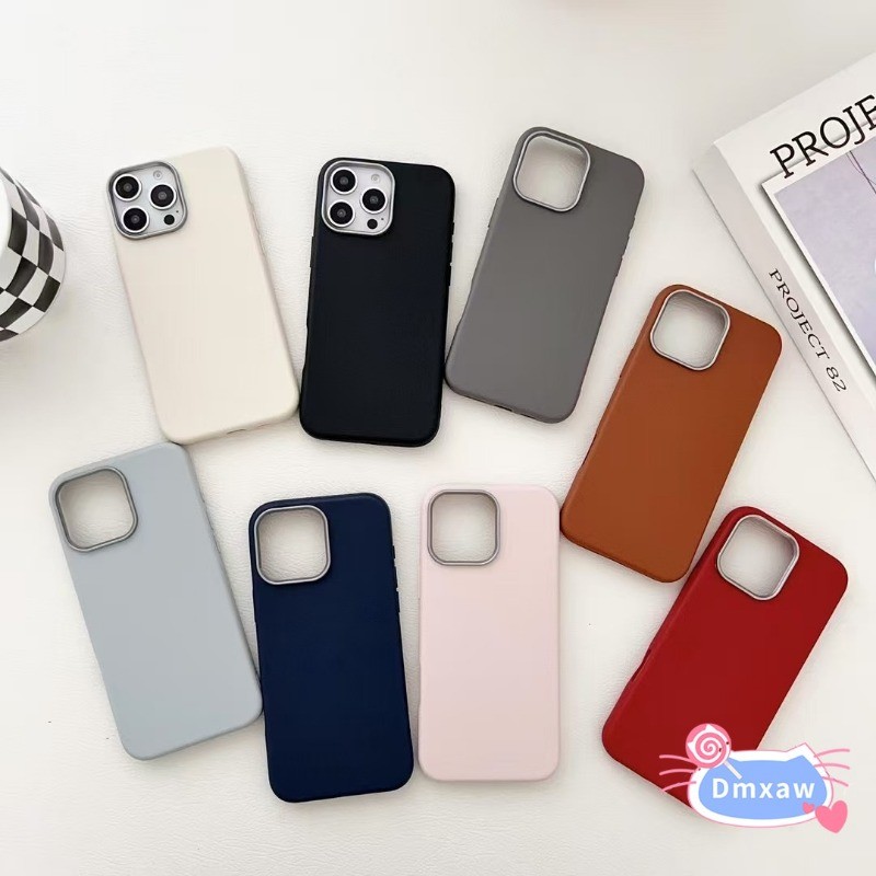 Simple สีทึบหนังสําหรับ Redmi 14C 14R 13C 13R 13 12 12R 10 Prime 10C 9T 9A 9i 9C NFC 9 8 5G 4G ฝาครอ