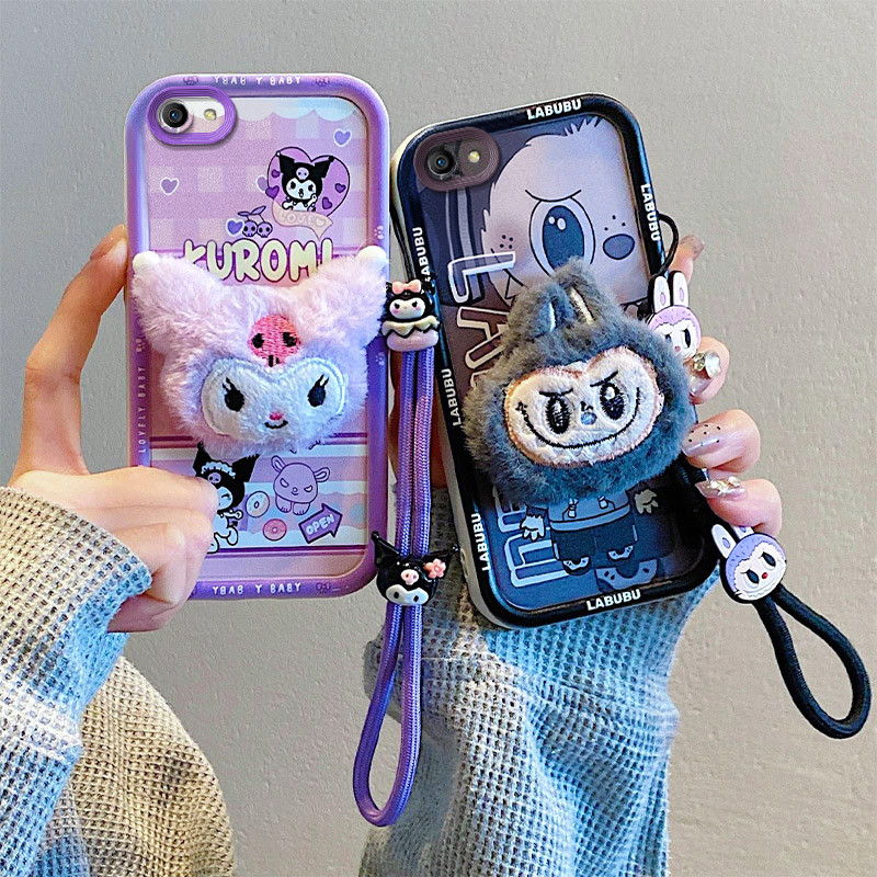 เคส VIVO V5 V5S Y65 Y66 Y67 ตุ๊กตา TPU โทรศัพท์ป้องกันกรณี