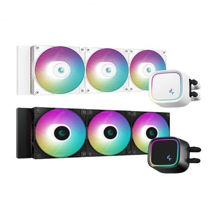 CPU LIQUID COOLER (ระบบระบายความร้อนด้วยน้ำ) DEEPCOOL LE720 ARGB 360MM (BLACK/WHITE)