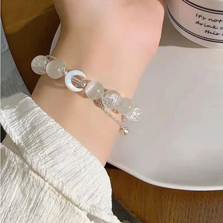 COD💖สร้อยข้อมือลูกปัดผีเสื้อ สร้อยข้อมือลูกปัดสีสันสดใส แฟชั่น ระดับไฮเอนด์ เหมาะกับของขวัญ แฟชั่นสําหรับสตรี 2025-Lune