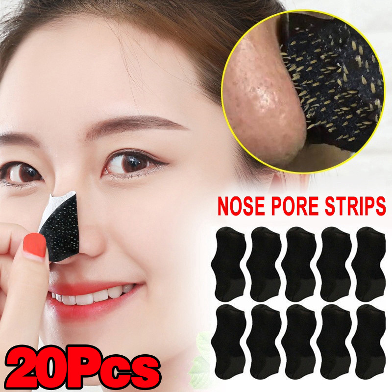 10/20 ชิ้น Blackhead Removal Nose Strips - แพทช์ทําความสะอาดรูขุมขนลึกสําหรับผิวมัน, รักษาสิวด้วยการกําจัดไร้ความเจ็บปวด, การออกแบบที่ไม่ก่อให้เกิดภูมิแพ้
