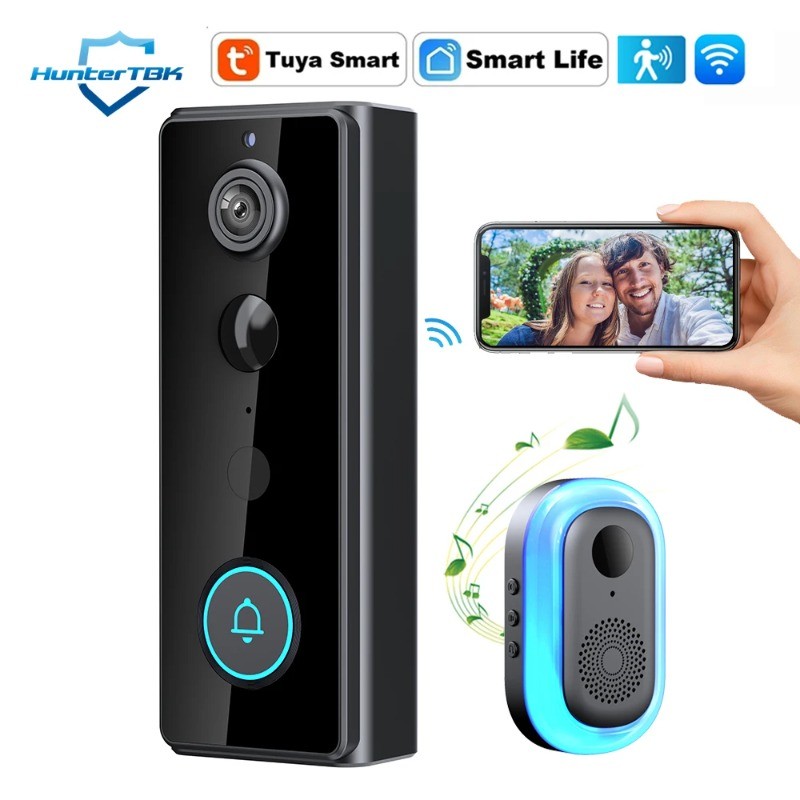 Ip65 ไร้สาย WIFI สมาร์ท 1080 P Doorbell Video Intercom พร้อมกล้องสําหรับ Home Security PIR Motion Detection Night Vision Tuya ประตู Bell
