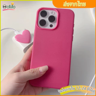 เคสไอโฟนหนัง or iPhone 13 11 เคสนิ่มสีลูกกวาด เอกลักษณ์ เรียบง่าย For iPhone 15 14 12 16 Pro max XS XR 7 Plus 8 Plus