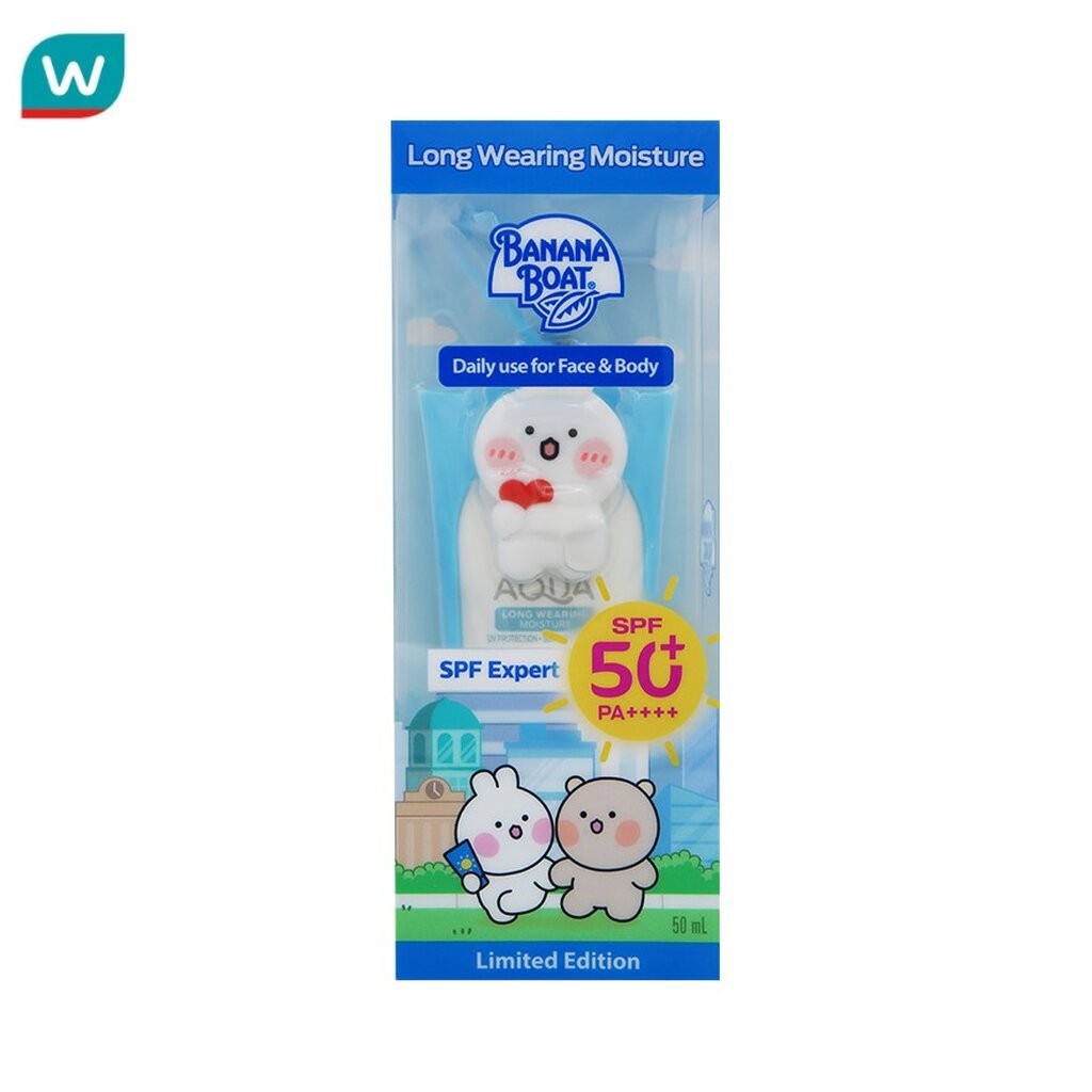 Banana Boat บานาน่า โบ๊ท อควา ลองแวร์ริ่ง แบร์ แอนด์ แรบบิท ลิมิเต็ด อิดิชั่น SPF50+PA++++ 50 มล.