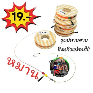 1 ชุด 19 บาท ชุดปลายสายชิงหลิวพร้อมใช้ สินค้าขายดี สายเบ็ดชิงหลิว ชุดเบ็ดตกปลา ชุดประกอบสายชิงหลิวสำเร็จรูป (สำหรับมือใ