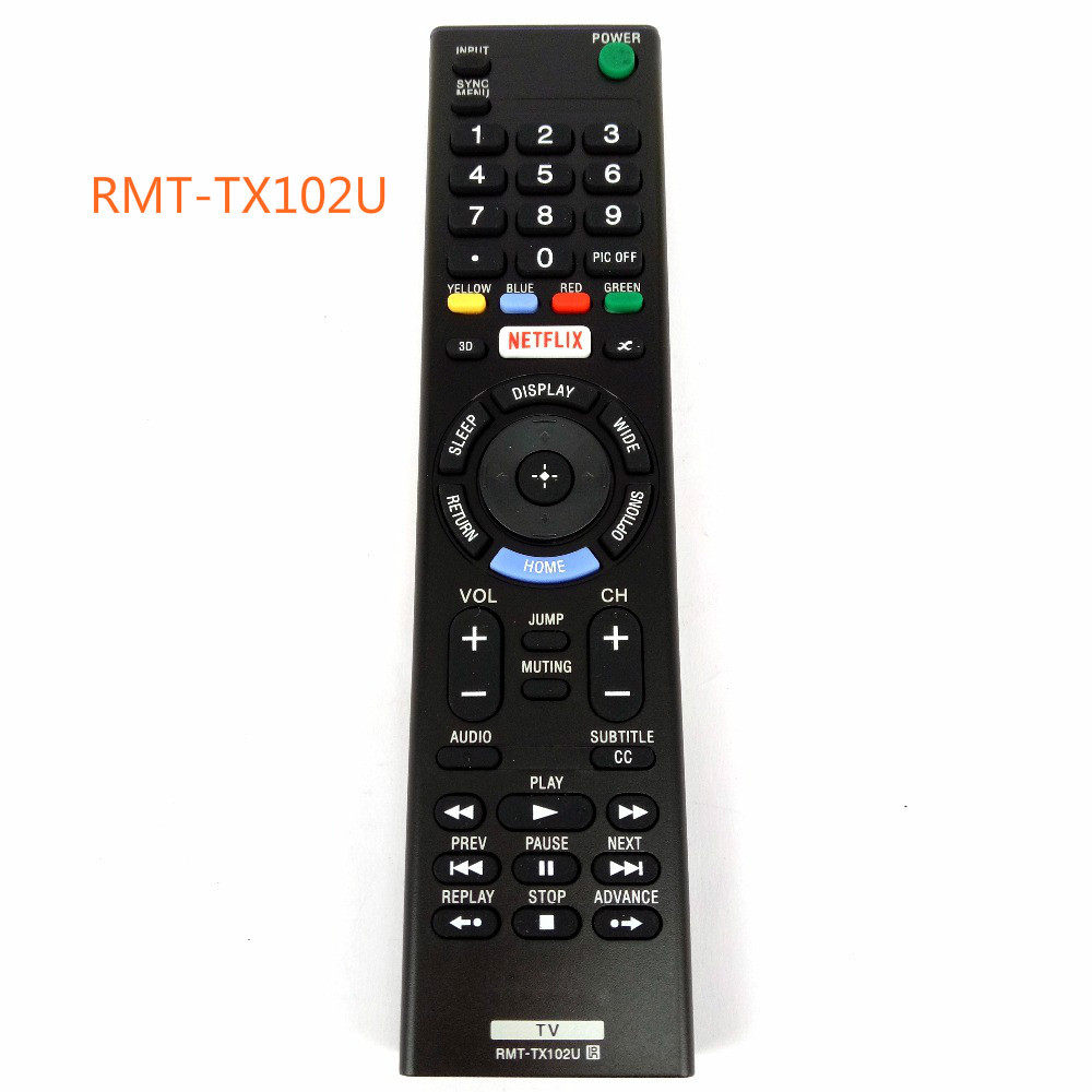 ใหม่เปลี่ยน RMT-TX102U รีโมทคอนโทรลสําหรับ SONY TV KDL-32W600D KDL-40W650D KDL-48W650D KDL32W600D KD
