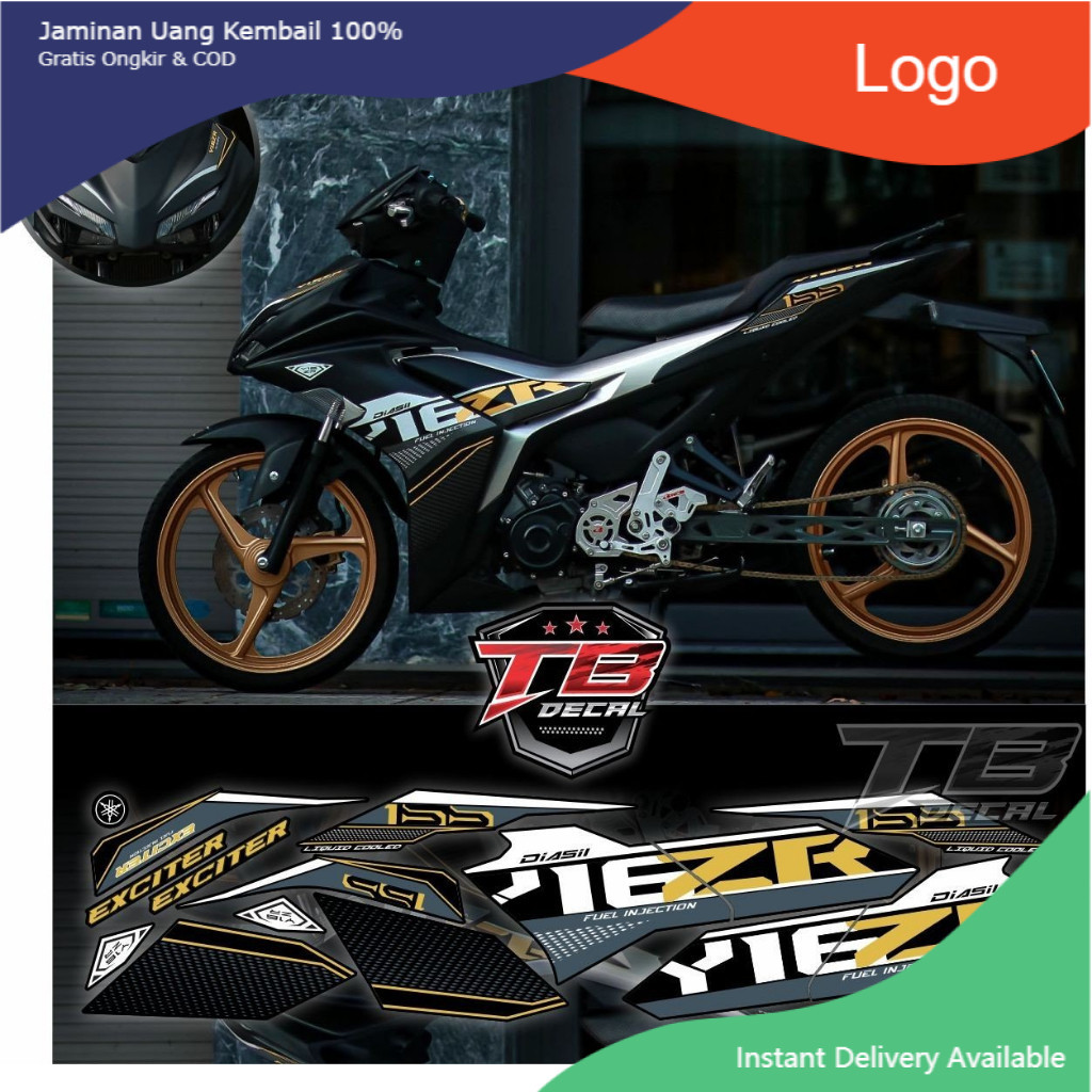 [HOT] แสตมป์ Exciter 155 Y16ZR [ไม่มีสี FADE]