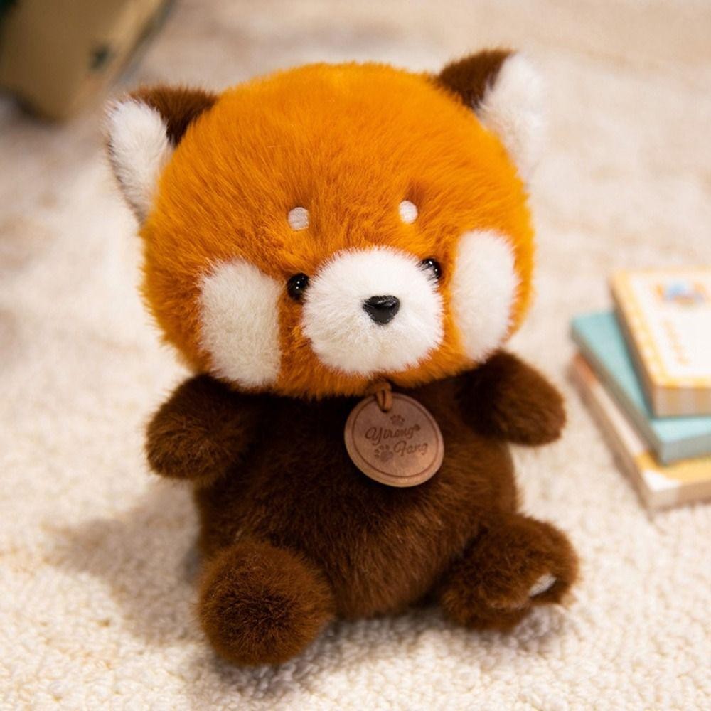 Barr1yrb นั่งสัตว์ Plush, Red Panda Sloth แมวช้างตุ๊กตาตุ๊กตา,ตกแต่งบ้านตุ๊กตาสัตว์โต๊ะเครื่องประดับสัตว์เลี้ยงการ์ตูน Capybara ตุ๊กตาของเล่นชายหญิง - รูปที่ 7
