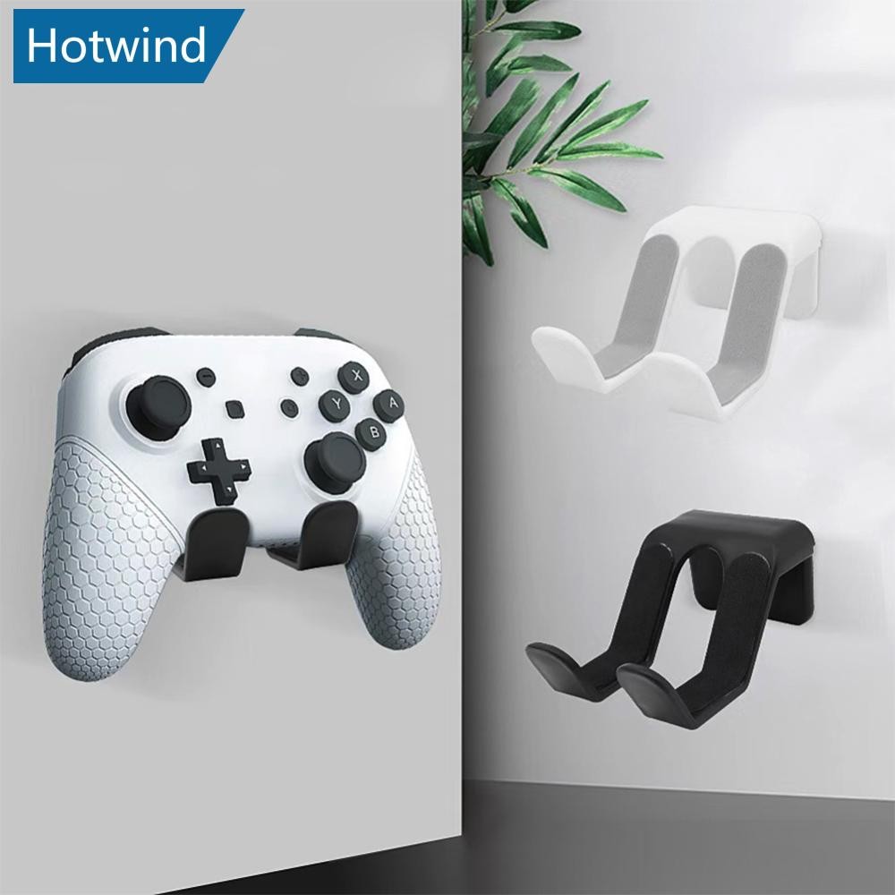 Hw ฐานยึดตัวควบคุมเกมติดผนังไม่จําเป็นต้องเจาะชั้นเก็บคอนโทรลเลอร์สําหรับ Nintendo Switch Pro R6W2