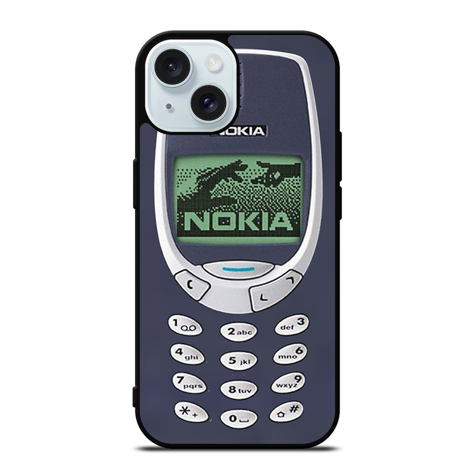 Nokia 3310 Mobile Retro Logo เหมาะสําหรับ IPhone Case Cover 16 15 Pro Max Plus Mini