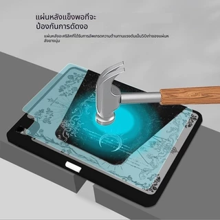 [เคส iPad] สําหรับ iPad Mini4 Mini5 Mini6 Gen11 A16 Gen10 Gen9/Gen7/Gen8 10.2 air4/5 10.9 10.5 Air3/Pro 11 2021 อะคริลิค 360 หมุน Dark Angel Anti Bend แผ่นป้องกันกรณี