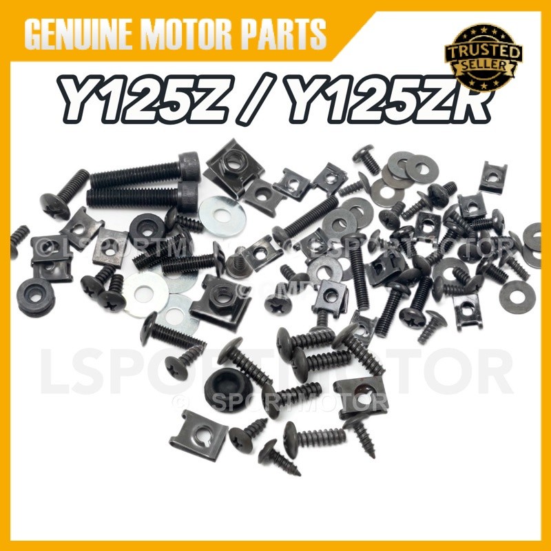 YAMAHA Y125Z / Y125ZR COVER SCREW SET (BODY/FRONT/HANDLE) 125 Y125 Y125Z Y125Z ใหม่
