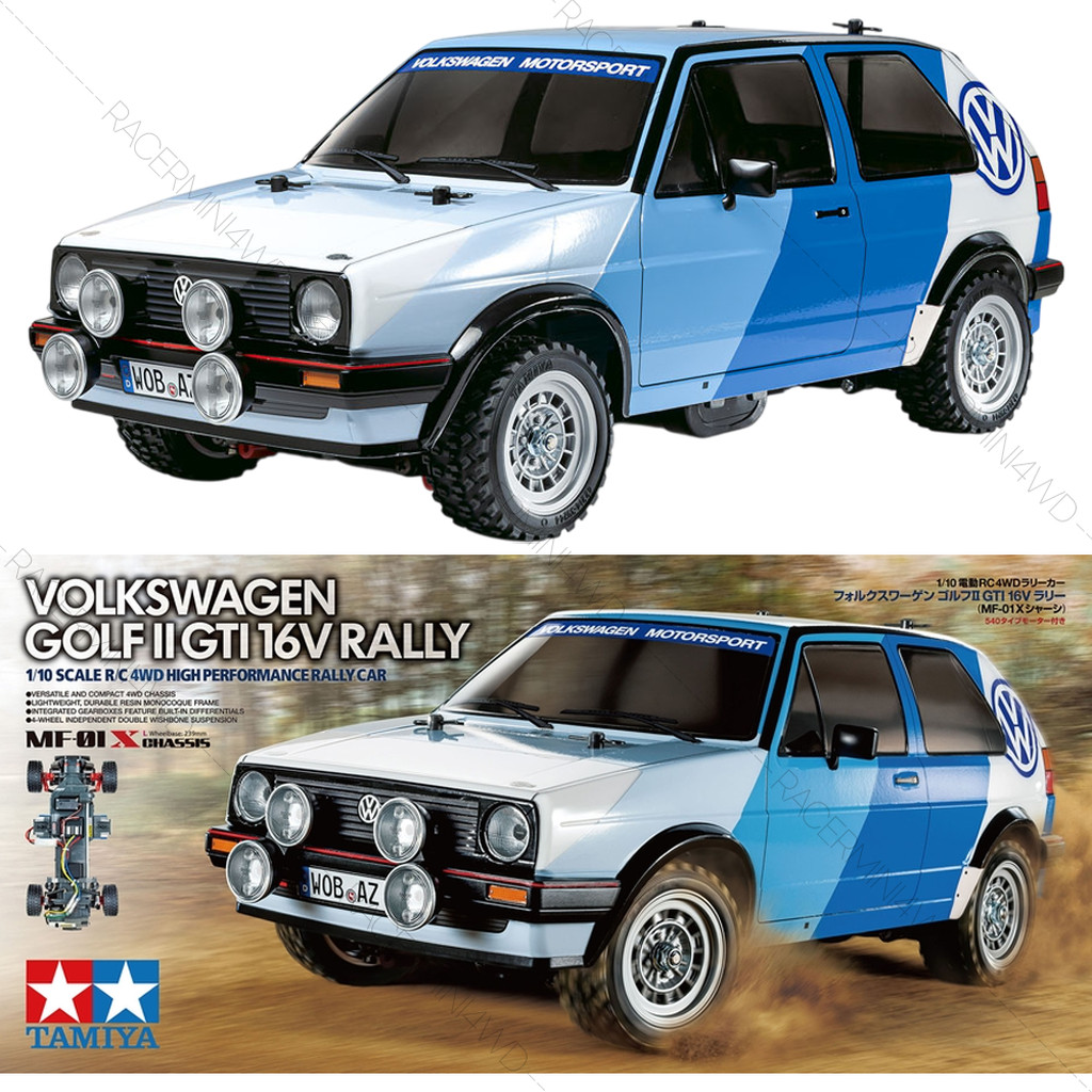 TAMIYA 1/10 R/C 4WD Volkswagen Golf A2 Rally (MF-01X Chassis) 58714 58714A