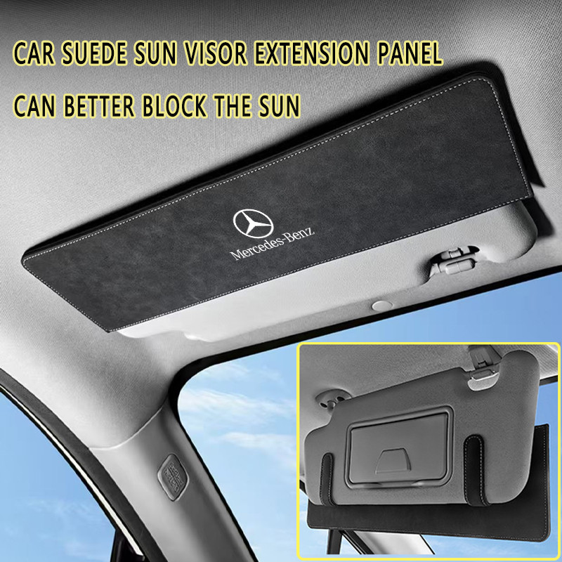 Mercedes Benz รถยนต์หนังนิ่ม Sunscreen ส่วนต่อขยาย Barrier ดวงอาทิตย์อุปกรณ์ตกแต่งภายในเหมาะสำหรับ B