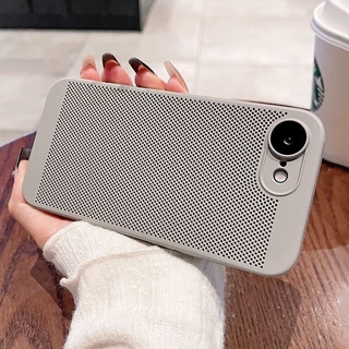 สําหรับ Iphone 17E 16E Cooling การกระจายความร้อน Slim Hard PC เคสโทรศัพท์พร้อมเลนส์แก้วป้องกัน