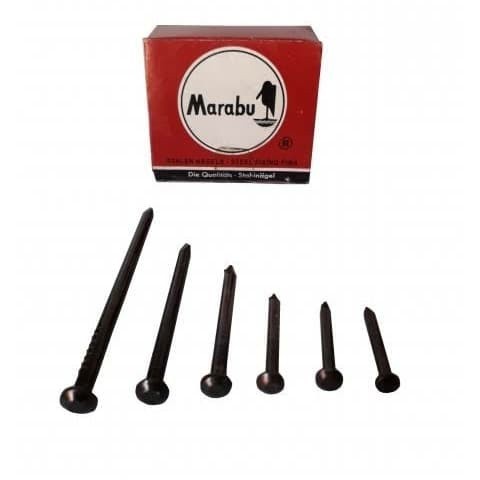 MERAH MARABU BLACK CONCRETE NAILS 7CM (กล่องสีแดง)
