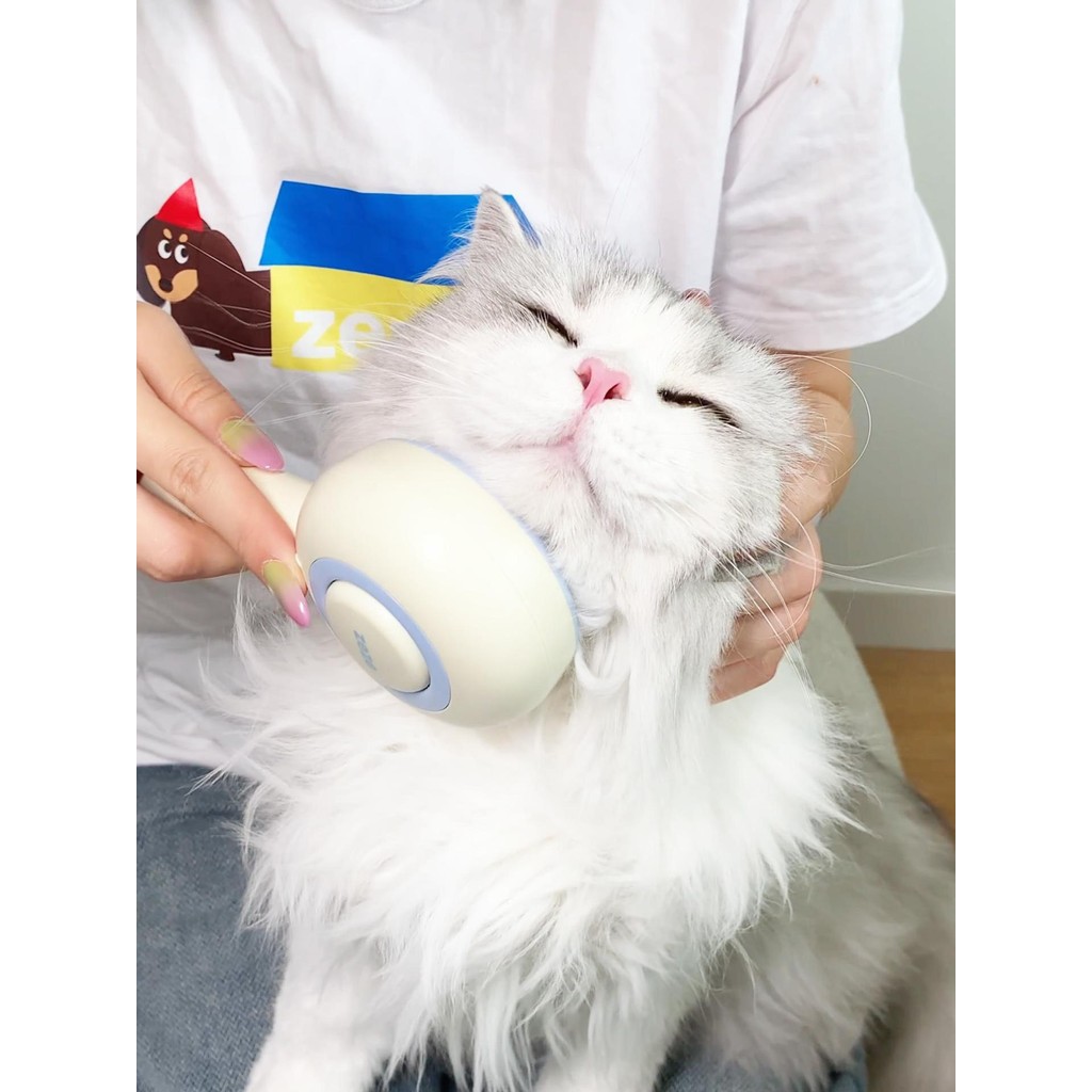 zeze Pet Spray Massager Comb Cat Fur Protection Comb Cat Fur Comb Steam Comb Dog Comb
