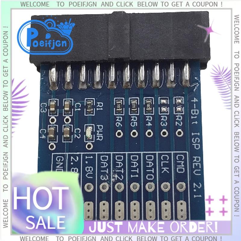 อะแดปเตอร์ใหม่ JTAG , ISP 4-BIT ISP REV 2.1 สําหรับ Easy Jtag Plus Box / เครื่องมือ ESAYJTAG
