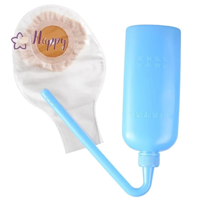 <Happybay> 300ml สุขอนามัยของผู้หญิงทําความสะอาดถุง Colostomy ขวดล้างพลาสติก Ostomy Pouches ลดราคา