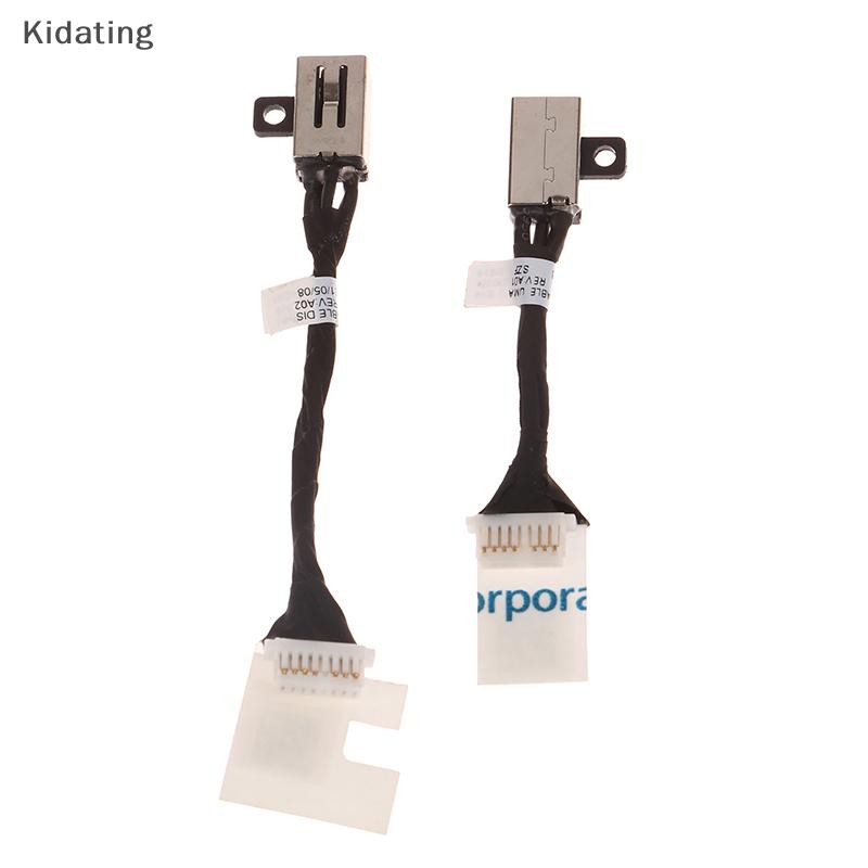Kidating สําหรับ Latitude 3410 3510 E3510 E3410 แล็ปท็อปชาร์จ Flex Cable 07DM5H 0N8R4T Power Jack สา