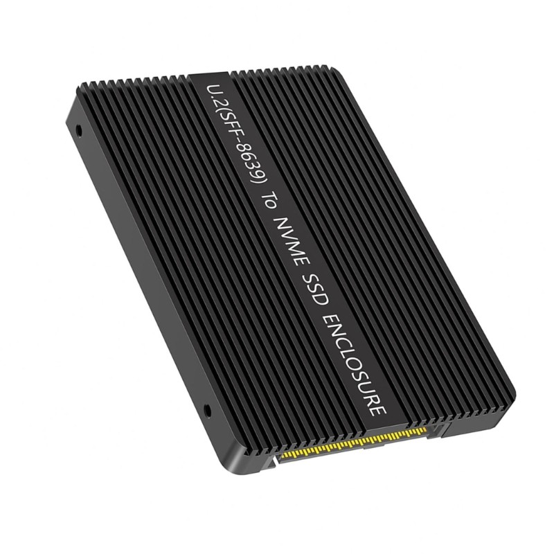 QUU U 2 SFF-8639 ถึง NVME SSDs ตัวแปลงอะแดปเตอร์กล่องเคส