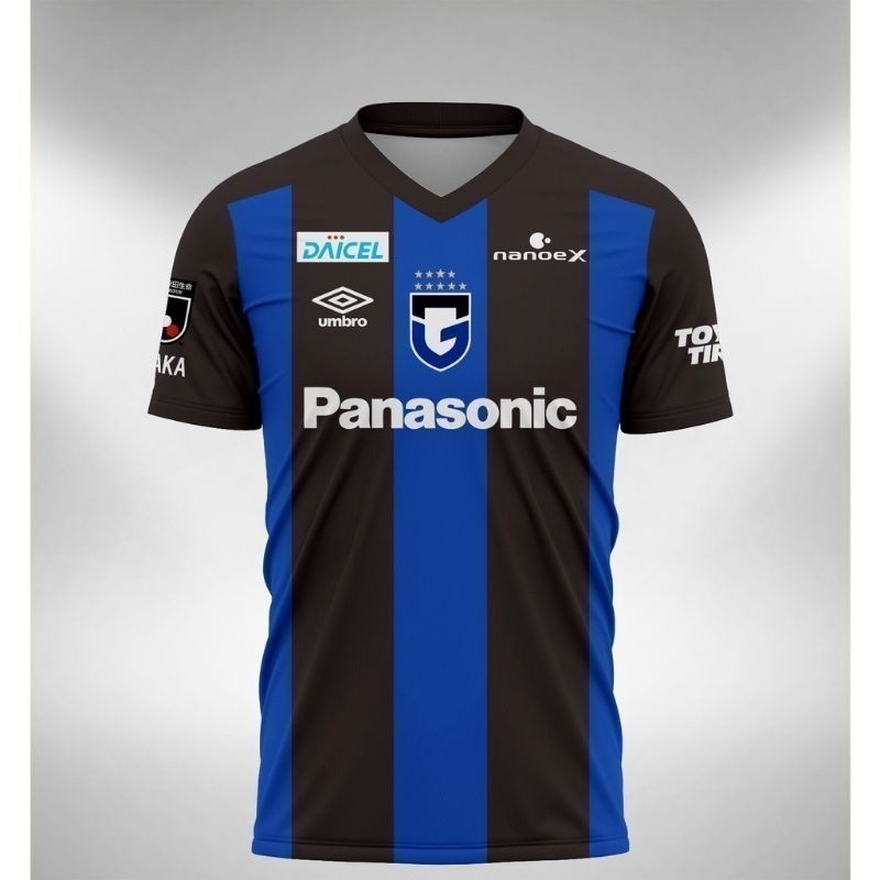 Gamba แฟชั่น 2025 Osaka Jersey Home Gk ฟรี Nickname เสื้อยืด / Jersey ชุดไมโครไฟเบอร์ / เสื้อยืด / เ