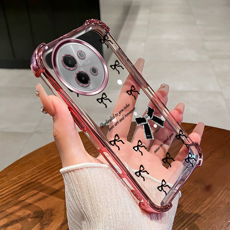 เคสสําหรับ Vivo V30E เคสโทรศัพท์ TPU โบว์สร้อยข้อมือล่าสุด 2025 เคสโทรศัพท์ดีไซน์ใหม่กันกระแทก SZ11