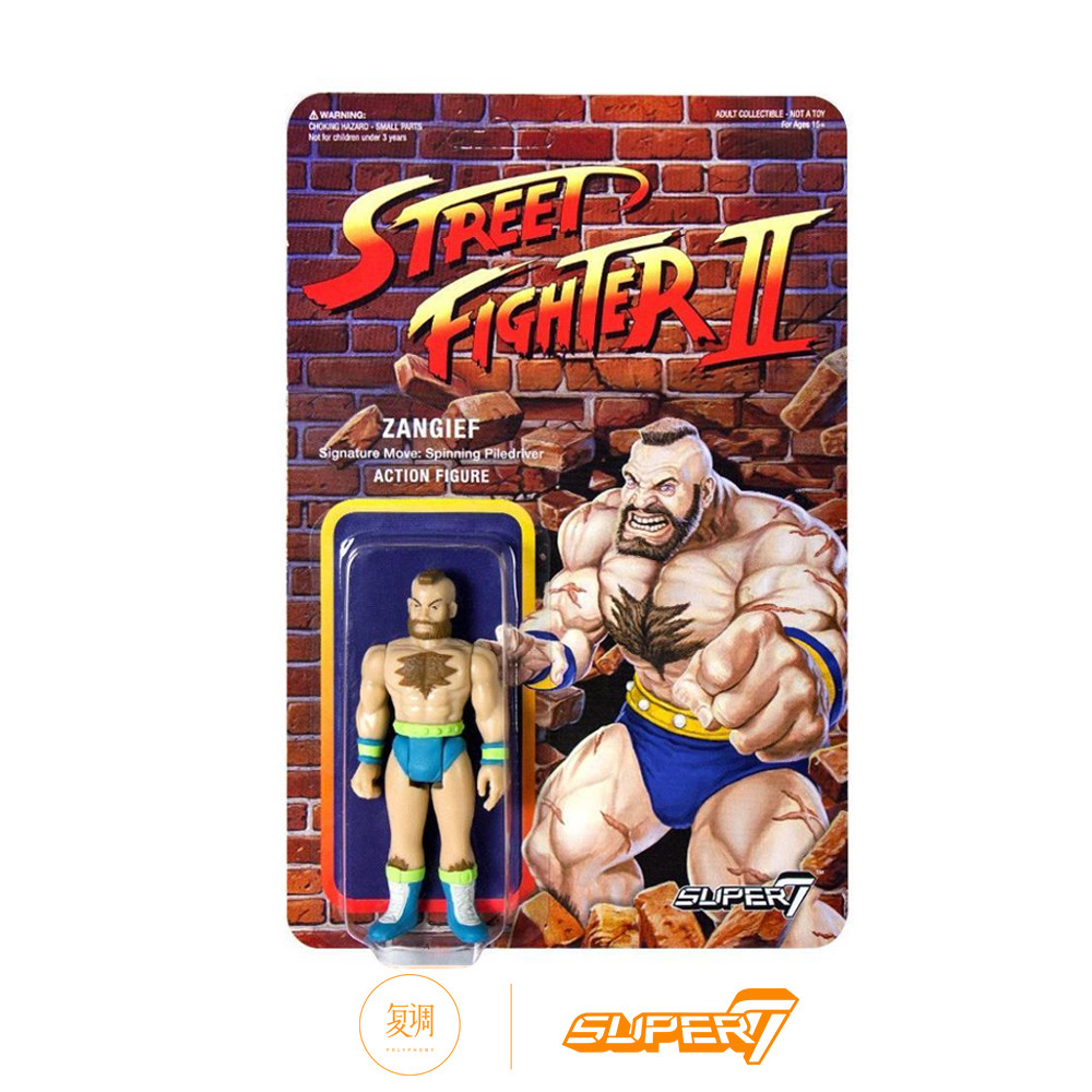 ที่วางโชว์ Street Fighter 2 Champion Edition Charizard ขนาด 3.75 นิ้ว Super7 ในสต็อก