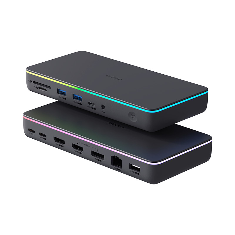 HIPS Desktop typec Docking Station displaylink Converter hdmi Dual Screen Extender M1 กราฟิกการ์ด M2