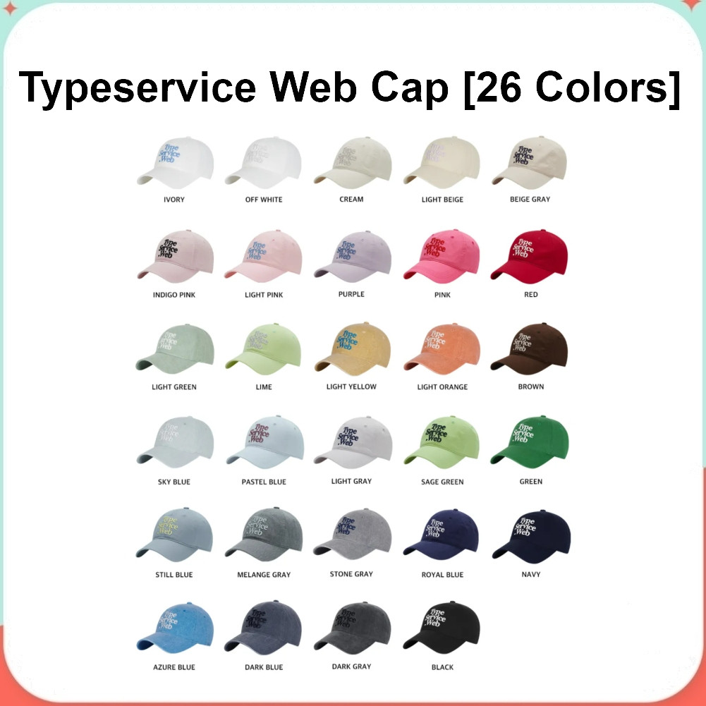 Typeservice Web Cap [26 Colors]