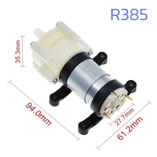 ปั๊มไดอะแฟรม DC6-12V 24V R365 R385 สําหรับตู้ปลา ปั๊มน้ำ DC ปั๊มน้ำไดอะแฟรม Diaphragm Water Pump พร้อมส่งโกดังไทย +++