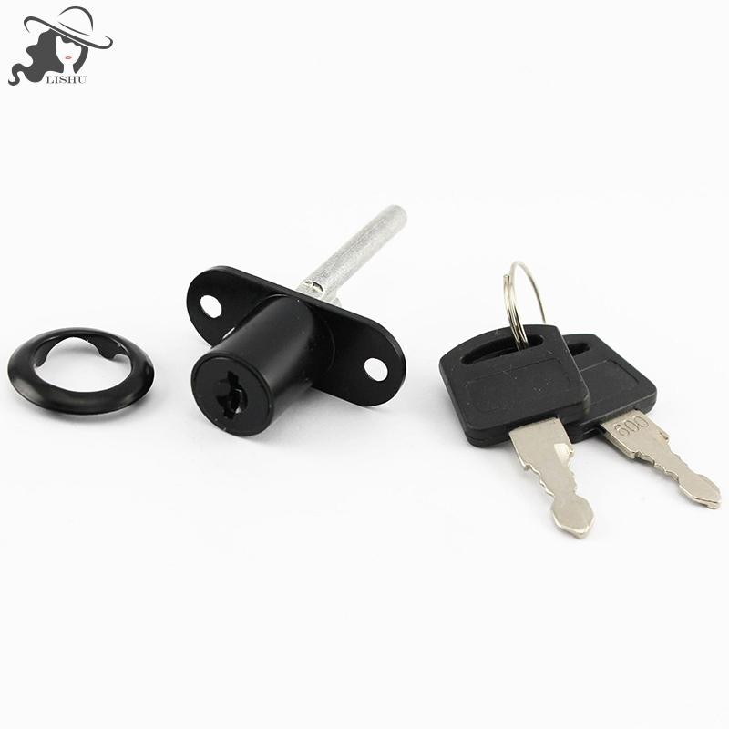 Lishu 16/19 มม.ตู้ล็อคโลหะผสมสังกะสีเฟอร์นิเจอร์โต๊ะวาดแท่นล็อคสํานักงานบ้านกรองตู้ล็อค 2 ปุ่ม th - รูปที่ 6